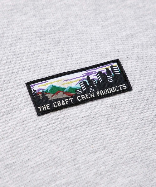 THE CRAFT CREW PRODUCTS(ザクラフトクループロダクツ)の「スーパーヘビーウェイトコットン ビッグシルエット ラグランスリーブ スウェットライク半袖Tシャツ【THE CRAFT CREW PRODUCTS】(Tシャツ/カットソー・メンズ・カーキ/チャコール/モカ/ブラック/ダークネイビー/ホワイト/グレー系/アッシュグレー/グレイッシュベージュ/ダークグレー/ブラウン/ダークグリーン・M/S/L)」の17枚目の写真