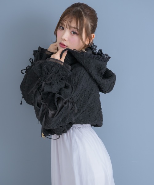 新品タグ付き　ROJITA フーディーブルゾン 量産　クチュールバイロジータ セール】フーディーブルゾン（ブルゾン）｜couture BY ROJITA