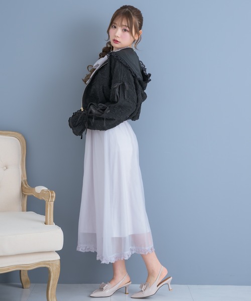 新品タグ付き　ROJITA フーディーブルゾン 量産　クチュールバイロジータ セール】フーディーブルゾン（ブルゾン）｜couture BY ROJITA