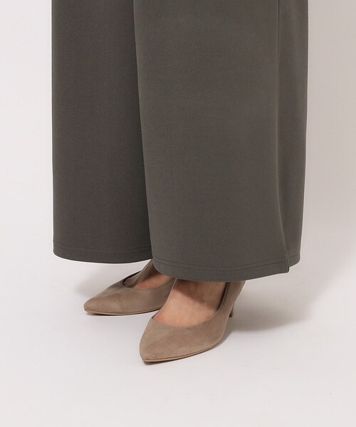 DRESKIP(ドレスキップ)の「◆【M-LL/低身長さんにも】大人のための フリルカーゴサロペット(サロペット/オーバーオール・レディース・チャコールグレー/ブラック/オリーブ・02/03/04)」の5枚目の写真