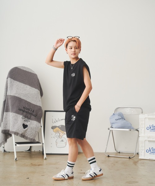 no-sleeve tee / ノースリーブtシャツ（Tシャツ/カットソー