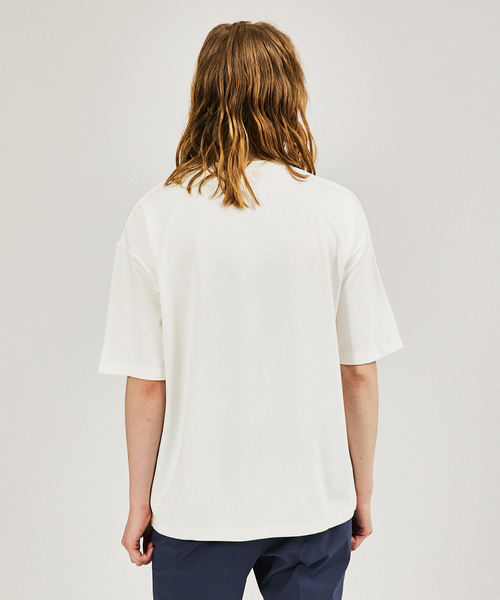 AH ABAHOUSE(エーエイチアバハウス)の「【AH ABAHOUSE】ポンチ フォトプリントTシャツ(Tシャツ/カットソー・メンズ・ホワイト系その他2/ホワイト系その他/ホワイト系その他3・46/48)」の6枚目の写真