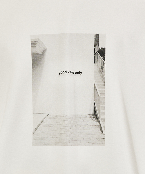 AH ABAHOUSE(エーエイチアバハウス)の「【AH ABAHOUSE】ポンチ フォトプリントTシャツ(Tシャツ/カットソー・メンズ・ホワイト系その他2/ホワイト系その他/ホワイト系その他3・46/48)」の9枚目の写真