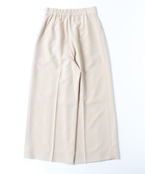 LAISSE PASSE（レッセパッセ）の「センタープレスワイドパンツ（その他パンツ・レディース・ブラック/ベージュ・MEDIUM/SMALL）」の10枚目の写真