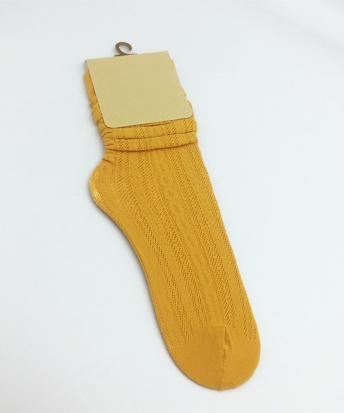Miniministore（ミニミニストア）の「靴下 レディース おしゃれ シースルー（ソックス/靴下・レディース・グレー/ブラック/ライトピンク/イエロー/ピンク/アイボリー/ミント/レンガ/ブルー/キャメル/ホワイト・FREE）」の7枚目の写真
