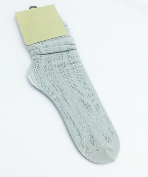 Miniministore（ミニミニストア）の「靴下 レディース おしゃれ シースルー（ソックス/靴下・レディース・グレー/ブラック/ライトピンク/イエロー/ピンク/アイボリー/ミント/レンガ/ブルー/キャメル/ホワイト・FREE）」の6枚目の写真