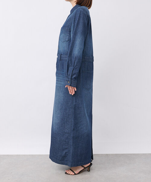 MONN×Yoshiiiiii】デニムシャツワンピース（シャツワンピース）｜RIVE