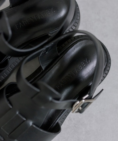 PUAL CE CIN（ピュアルセシン）の「ボリュームソールグルカサンダル（サンダル・レディース・ブラック・LARGE/MEDIUM/SMALL）」の14枚目の写真