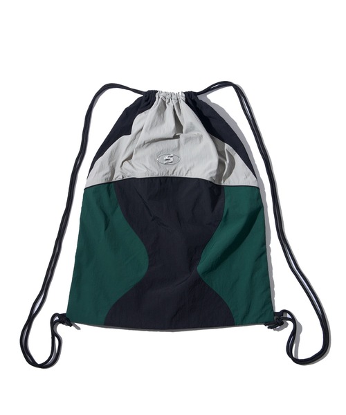 WHO'S WHO gallery（フーズフーギャラリー）の「【SLOPPY/スロッピー】Sロゴナップサック（バックパック/リュック・レディース・ブラック/ベージュ・FREE）」の4枚目の写真