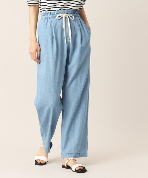 Dessin（デッサン）の「【洗える】リラックスデニムパンツ（XS～L）（デニムパンツ・レディース・ブルー/ネイビー/ライトブルー・00/01/02/03）」の21枚目の写真
