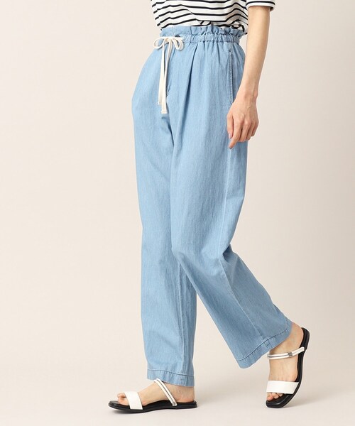 Dessin（デッサン）の「【洗える】リラックスデニムパンツ（XS～L）（デニムパンツ・レディース・ブルー/ネイビー/ライトブルー・00/01/02/03）」の22枚目の写真
