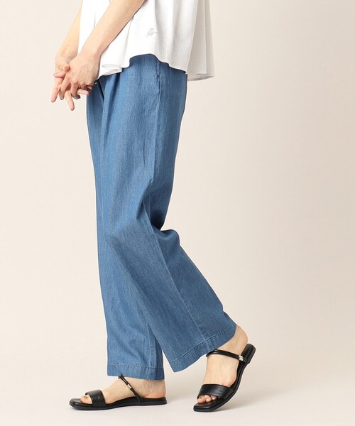 Dessin（デッサン）の「【洗える】リラックスデニムパンツ（XS～L）（デニムパンツ・レディース・ブルー/ネイビー/ライトブルー・00/01/02/03）」の9枚目の写真