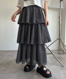 ラメティアードスカート【ZOZOTOWN限定アイテム】