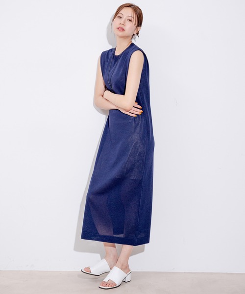 Jayro(ジャイロ)の「ニットワンピース(ワンピース・レディース・ブルー/ベージュ/ネイビー/ホワイト系その他・M)」の13枚目の写真