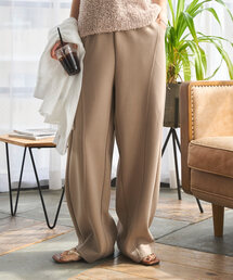 KOBE LETTUCE（コウベレタス）の「ダイバー素材ワイドカーブパンツ（スウェットパンツ）」