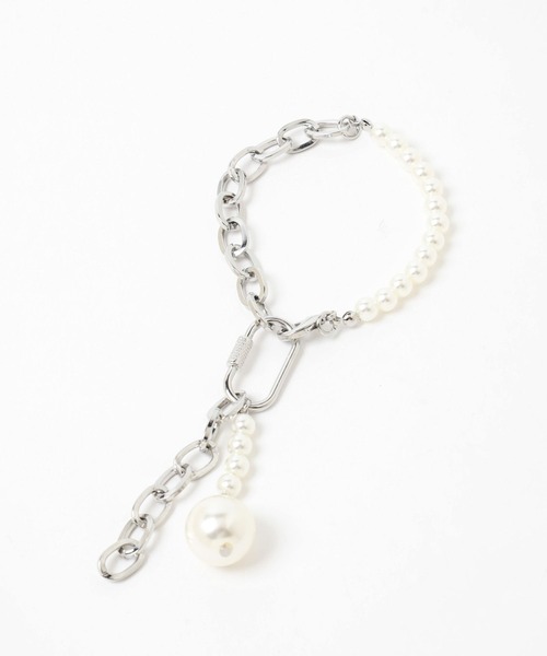 HARE（ハレ）の「ボールミックスブレスレット(HARE)（ブレスレット・レディース・シルバー/ホワイト・FREE）」の11枚目の写真