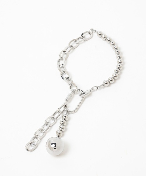 HARE（ハレ）の「ボールミックスブレスレット(HARE)（ブレスレット・レディース・シルバー/ホワイト・FREE）」の12枚目の写真