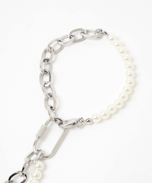 HARE（ハレ）の「ボールミックスブレスレット(HARE)（ブレスレット・レディース・シルバー/ホワイト・FREE）」の15枚目の写真