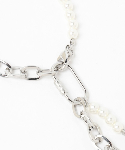 HARE（ハレ）の「ボールミックスブレスレット(HARE)（ブレスレット・レディース・シルバー/ホワイト・FREE）」の16枚目の写真