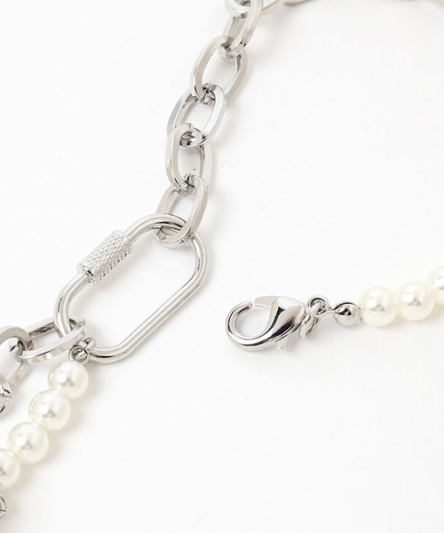 HARE（ハレ）の「ボールミックスブレスレット(HARE)（ブレスレット・レディース・シルバー/ホワイト・FREE）」の17枚目の写真