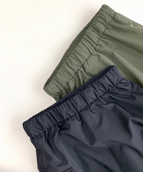 Q（キュー）の「ドロストギャザースカート（スカート・レディース・カーキ/ブラック・MEDIUM）」の12枚目の写真