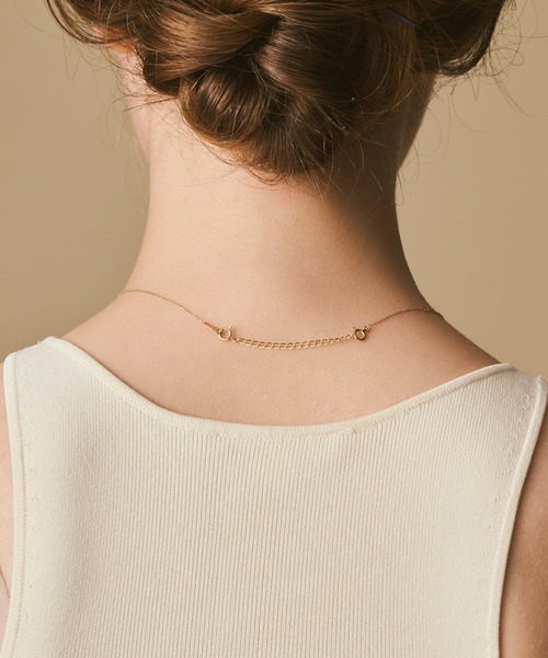 agete(アガット)の「K10アジャスターチェーン(ネックレス・レディース・ゴールド系その他・フリー)」の3枚目の写真