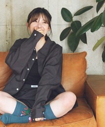 CRAZY FERRET（クレイジーフェレット）の「【セットアップ】2点セット ルームウェア 長袖シャツ ショートパンツ ハーフパンツ（ルームウェア/パジャマ）」