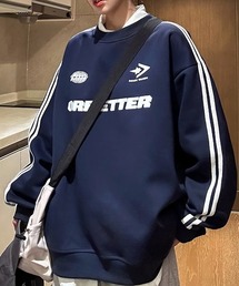 ユニセックス スポーティーライン スウェット ゲームシャツ サッカーシャツ 秋服 culw705