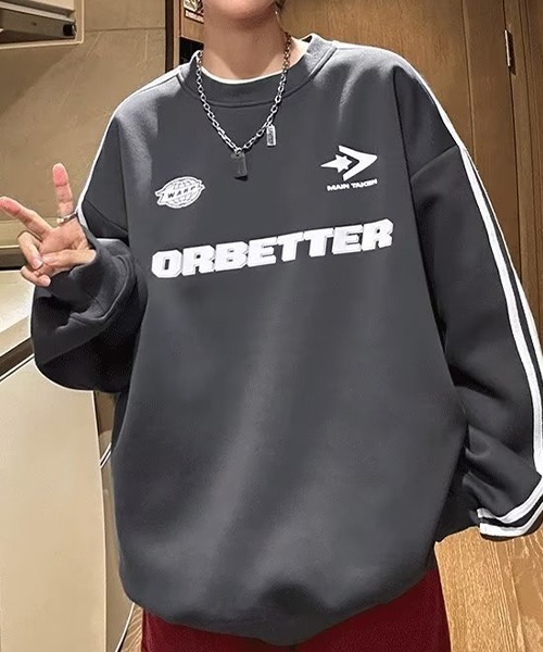 ユニセックス スポーティーライン スウェット ゲームシャツ