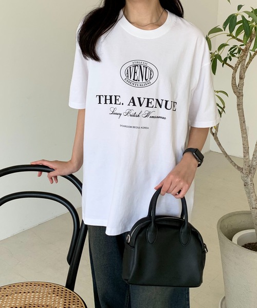 Teem Store(チームストア)の「フロントシンプルロゴオーバーサイズTシャツ ユニセックス(Tシャツ/カットソー・レディース・ホワイト/レッド/ブラック・S/M/L)」の9枚目の写真