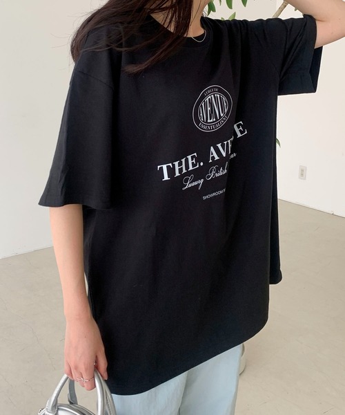 Teem Store(チームストア)の「フロントシンプルロゴオーバーサイズTシャツ ユニセックス(Tシャツ/カットソー・レディース・ホワイト/レッド/ブラック・S/M/L)」の22枚目の写真
