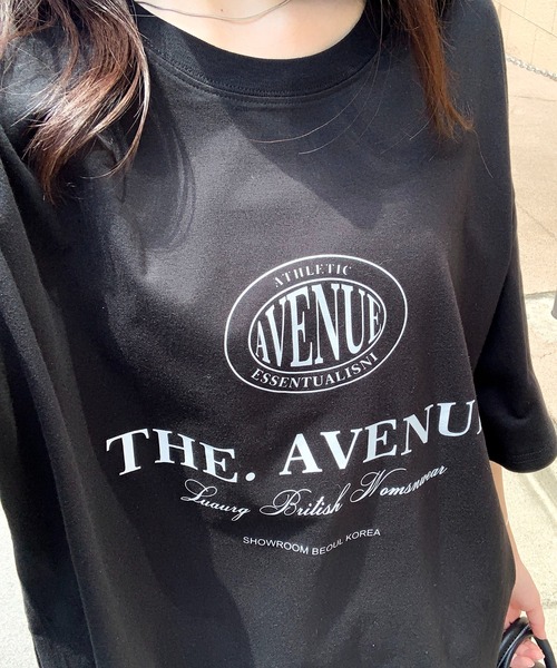 Teem Store(チームストア)の「フロントシンプルロゴオーバーサイズTシャツ ユニセックス(Tシャツ/カットソー・レディース・ホワイト/レッド/ブラック・S/M/L)」の17枚目の写真