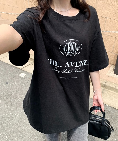 Teem Store(チームストア)の「フロントシンプルロゴオーバーサイズTシャツ ユニセックス(Tシャツ/カットソー・レディース・ホワイト/レッド/ブラック・S/M/L)」の18枚目の写真
