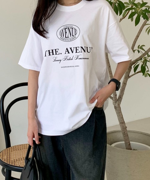 Teem Store(チームストア)の「フロントシンプルロゴオーバーサイズTシャツ ユニセックス(Tシャツ/カットソー・レディース・ホワイト/レッド/ブラック・S/M/L)」の6枚目の写真