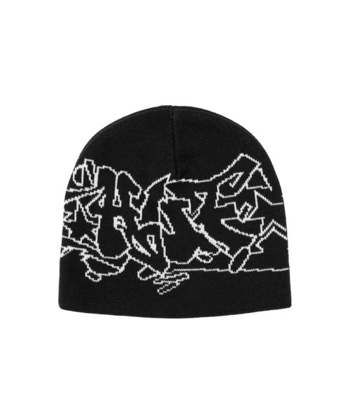 HUF（ハフ）の「OUTLINES SKULL BEANIE  / HUF ハフ ビーニー ニットキャップ（ニットキャップ/ビーニー・メンズ・グリーン/ブラック/ブラウン系その他・O/S）」の2枚目の写真