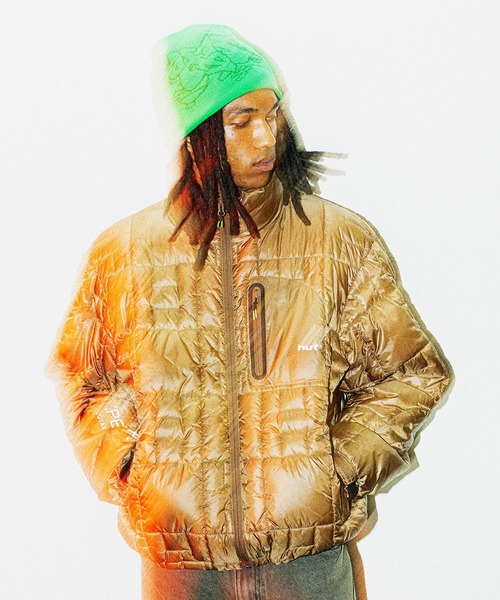 国内配送★HUF★OUTLINES SKULL ニットビーニー 3色 OUTLINES SKULL BEANIE / HUF ハフ ビーニー ニットキャップ