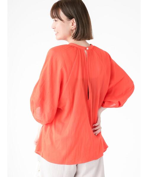 Lugnoncure（ルノンキュール）の「ランタンスリーブプルオーバーブラウス（シャツ/ブラウス・レディース・オフホワイト/レッド/ブラック・F）」の2枚目の写真