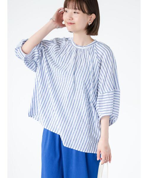 Lugnoncure（ルノンキュール）の「ランタンスリーブプルオーバーブラウス（シャツ/ブラウス・レディース・オフホワイト/レッド/ブラック・F）」の4枚目の写真