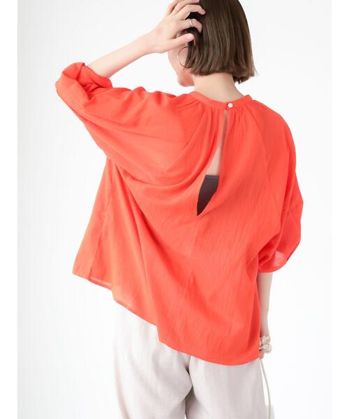 Lugnoncure（ルノンキュール）の「ランタンスリーブプルオーバーブラウス（シャツ/ブラウス・レディース・オフホワイト/レッド/ブラック・F）」の19枚目の写真