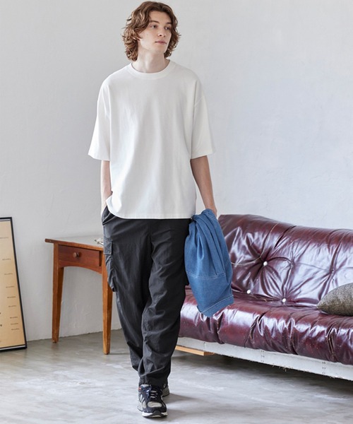 coca(coca)(コカ)の「撥水ライトワッシャーナイロンカーゴパンツ(カーゴパンツ・メンズ・ブラック/ネイビー・M/L/XL)」の6枚目の写真