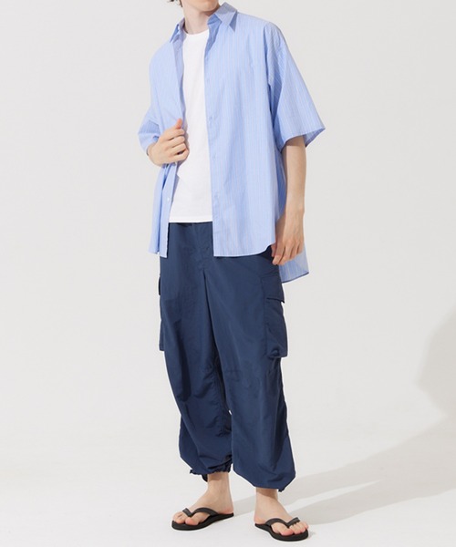 coca(coca)(コカ)の「撥水ライトワッシャーナイロンカーゴパンツ(カーゴパンツ・メンズ・ブラック/ネイビー・M/L/XL)」の10枚目の写真