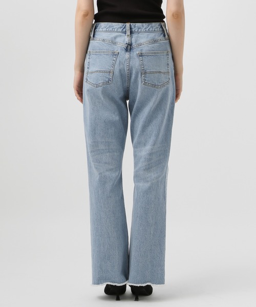 BAYFLOW（ベイフロー）の「[ストレッチ入り]フレアジーンズ（デニムパンツ・レディース・サックスブルー/インディゴブルー・SMALL/MEDIUM）」の18枚目の写真