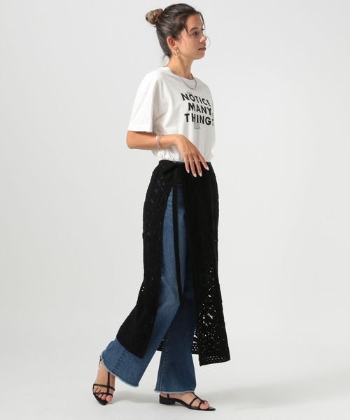 BAYFLOW（ベイフロー）の「[ストレッチ入り]フレアジーンズ（デニムパンツ・レディース・サックスブルー/インディゴブルー・SMALL/MEDIUM）」の5枚目の写真