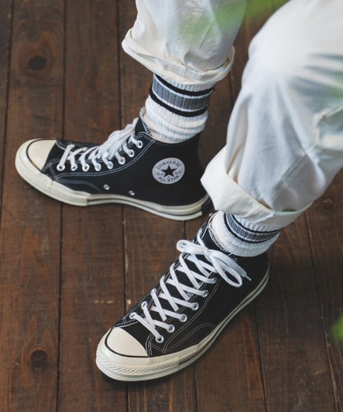 NAVY ROOTS(ネイビールーツ)の「NAVY ROOTS/ネイビールーツ/スクールボーダーSOX(ソックス/靴下・メンズ・グレー/レッド/その他18・F)」の2枚目の写真