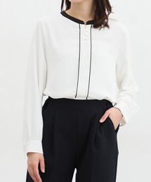 配色使いブラウス