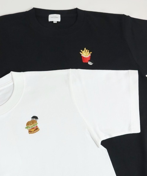 Tシャツ（POTATO／BURGER）（Tシャツ/カットソー