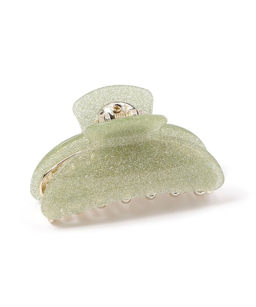 LAKOLE（ラコレ）の「カラーラメバンスヘアクリップ / 144873（バレッタ/ヘアクリップ・レディース・ブラック/グレー/グリーン/ブラウン・FREE）」の4枚目の写真