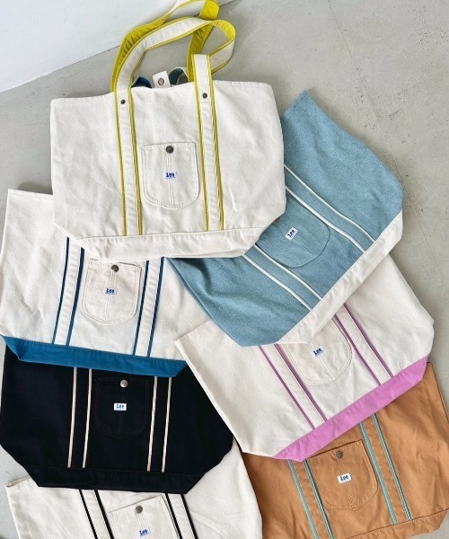 Lee/リー アクセントカラー カバーオールポケット トート Mサイズ