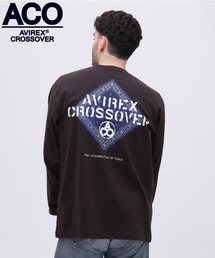 AVIREX | 《CROSSOVER》BANDANA PATCH LONGSLEEVE T-SHIRT / バンダナ パッチ 長袖Tシャツ / AVIREX / アヴィレックス(Tシャツ/カットソー)