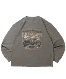 Starting Over | Pigment hard wash long sleeve T-shirt/ピグメント ハードウォッシュ 長袖 Tシャツ/ロンT(Tシャツ/カットソー)